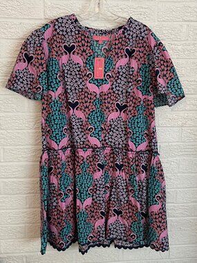 NWT Simply Southern Flamingo dress